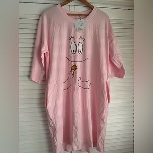 Women oversize long t-shirt, size large